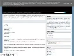 Sites similar to lyrics-a-z.blogspot.com