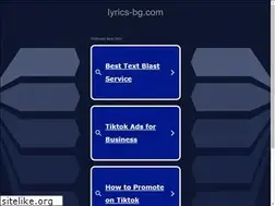 Sites similar to lyrics-bg.com