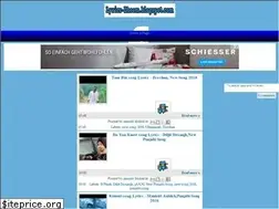 Sites similar to lyrics-dhoom.blogspot.in