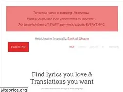 Sites similar to lyrics-on.net