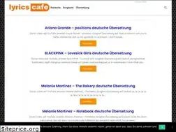 Sites similar to lyrics.cafe