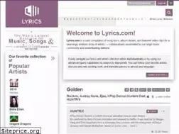 Sites similar to lyrics.com