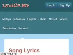 Sites similar to lyrics.my