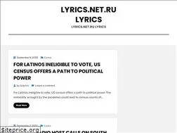 Sites similar to lyrics.net.ru