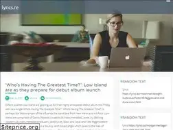 Sites similar to lyrics.re