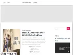 Sites similar to lyricsadda.in