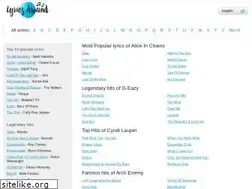 Sites similar to lyricsaround.com