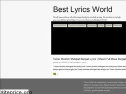 Sites similar to lyricsbest1.blogspot.com