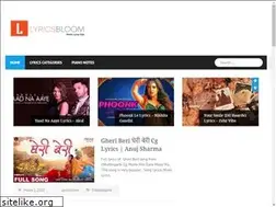 Sites similar to lyricsbloom.com