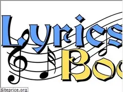 Sites similar to lyricsbook.net