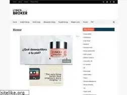 Sites similar to lyricsbroker.com