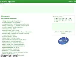 Sites similar to lyricscopy.com
