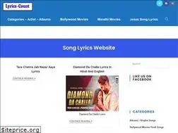 Sites similar to lyricscount.com