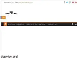 Sites similar to lyricsdekhlo.com