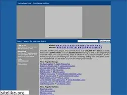 Sites similar to lyricsdepot.com