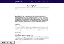 Sites similar to lyricsfa.com