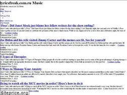 Sites similar to lyricsfreak.com.ru
