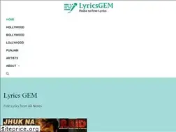 Sites similar to lyricsgem.com