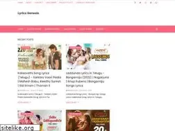 Sites similar to lyricsgenesis.com