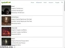 Sites similar to lyricsgoal.com