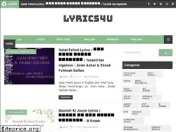 Sites similar to lyricshere4u.blogspot.com