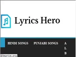 Sites similar to lyricshero.com