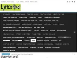 Sites similar to lyricshindi.live
