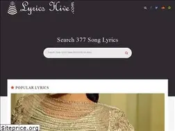 Sites similar to lyricshive.com