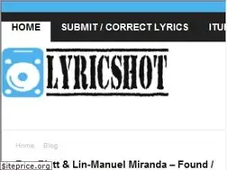 Sites similar to lyricshot.net