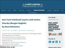 Sites similar to lyricshunter.wordpress.com