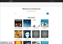 Sites similar to lyricsify.com