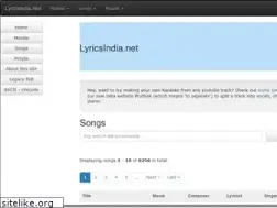 Sites similar to lyricsindia.net
