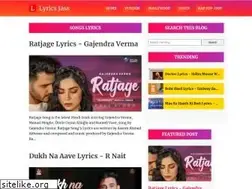 Sites similar to lyricsjass.blogspot.com