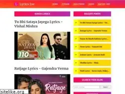 Sites similar to lyricsjoe.blogspot.com