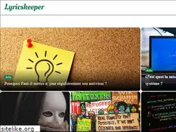 Sites similar to lyricskeeper.fr