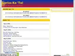 Sites similar to lyricskoto.com