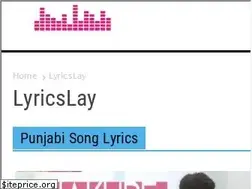 Sites similar to lyricslay.com