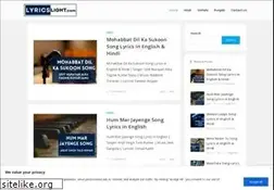 Sites similar to lyricslight.com