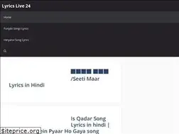 Sites similar to lyricslive24.com