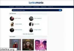 Sites similar to lyricsmania.com
