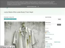 Sites similar to lyricsmania01.blogspot.com