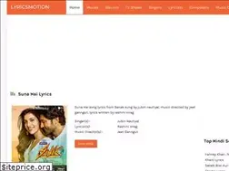 Sites similar to lyricsmotion.com