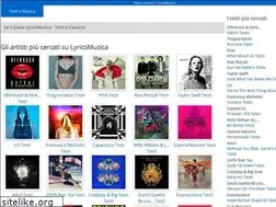 Sites similar to lyricsmusica.it