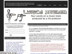 Sites similar to lyricsneeded.com
