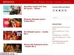 Sites similar to lyricsnova.com