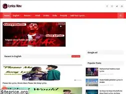 Sites similar to lyricsnow.in