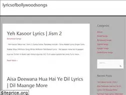Sites similar to lyricsofbollywoodsongs.com
