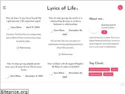 Sites similar to lyricsoflife.co