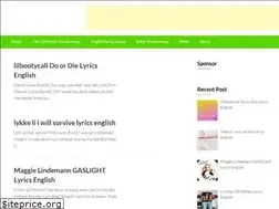 Sites similar to lyricsofnewsongs.com