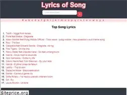 Sites similar to lyricsofsong.com